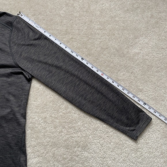 REI Co-op Midweight Base Layer Half-Zip Top Shirt Mens Large Dark Gray 121879 - Picture 3 of 7